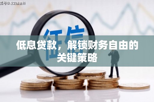 肥西低息贷款，解锁财务自由的关键策略